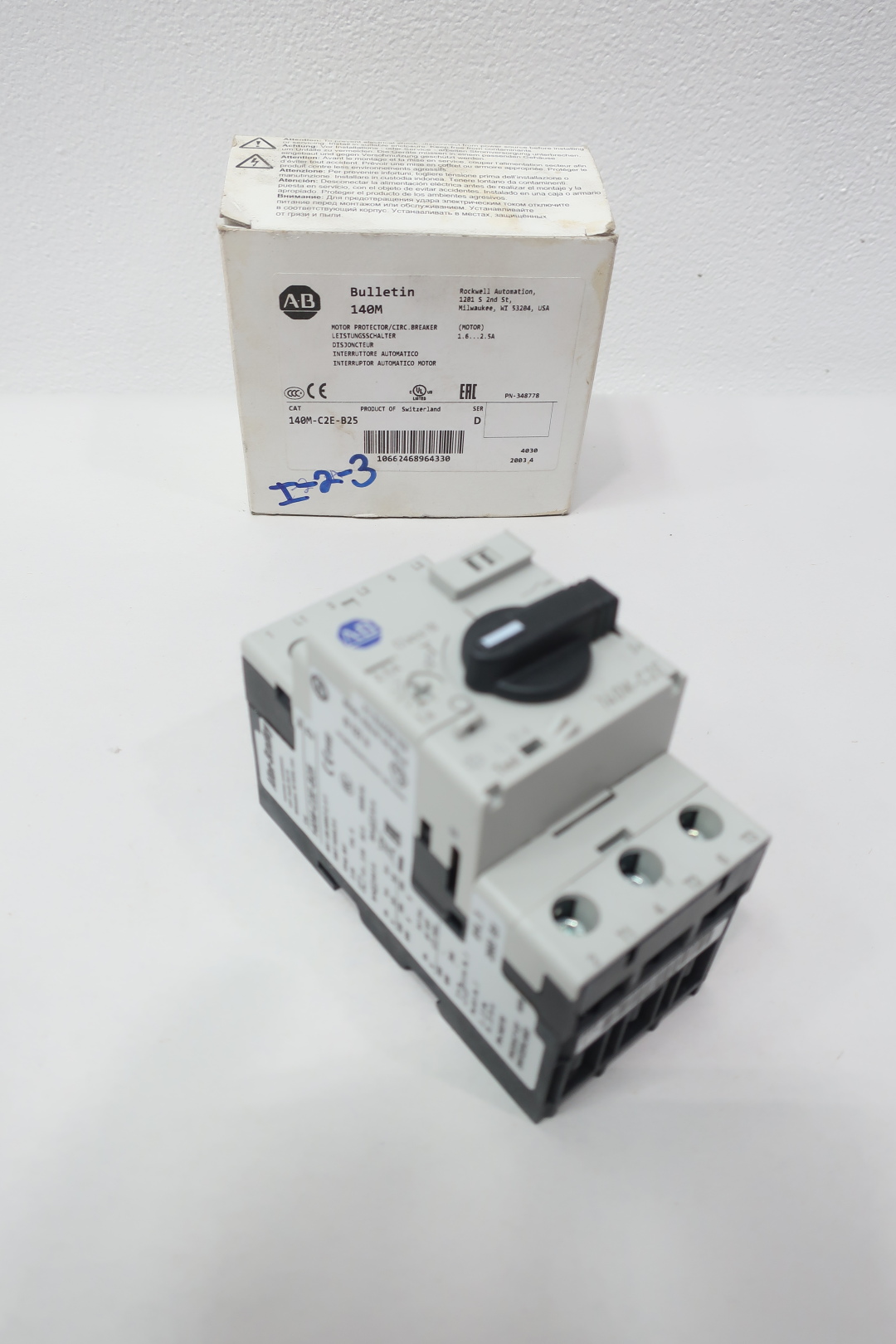 140M-C2E-B25 Allen Bradley, E/S remota y comunicación