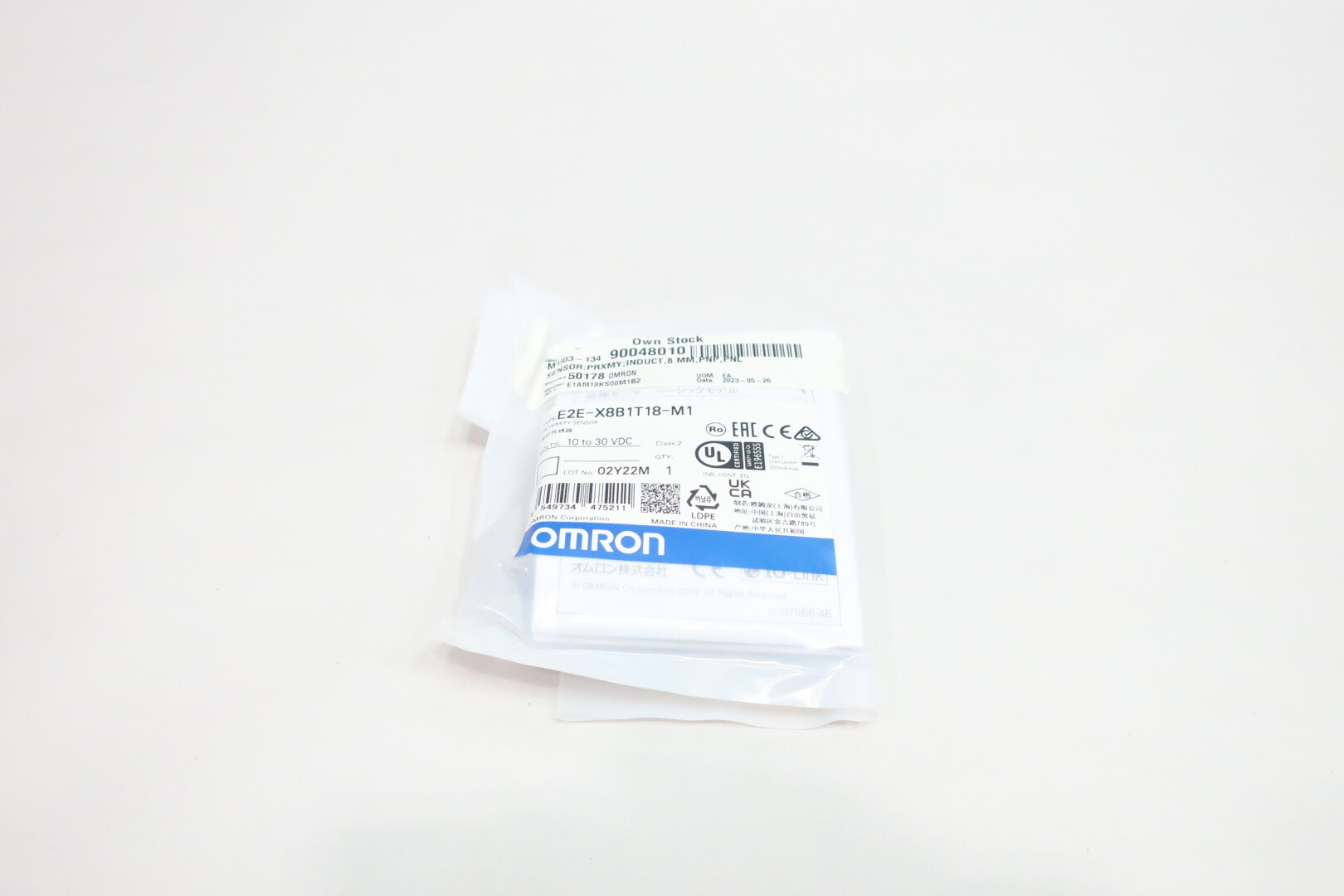 E2E-X8B1T18-M1 Omron, Näherungs- & induktive Sensoren