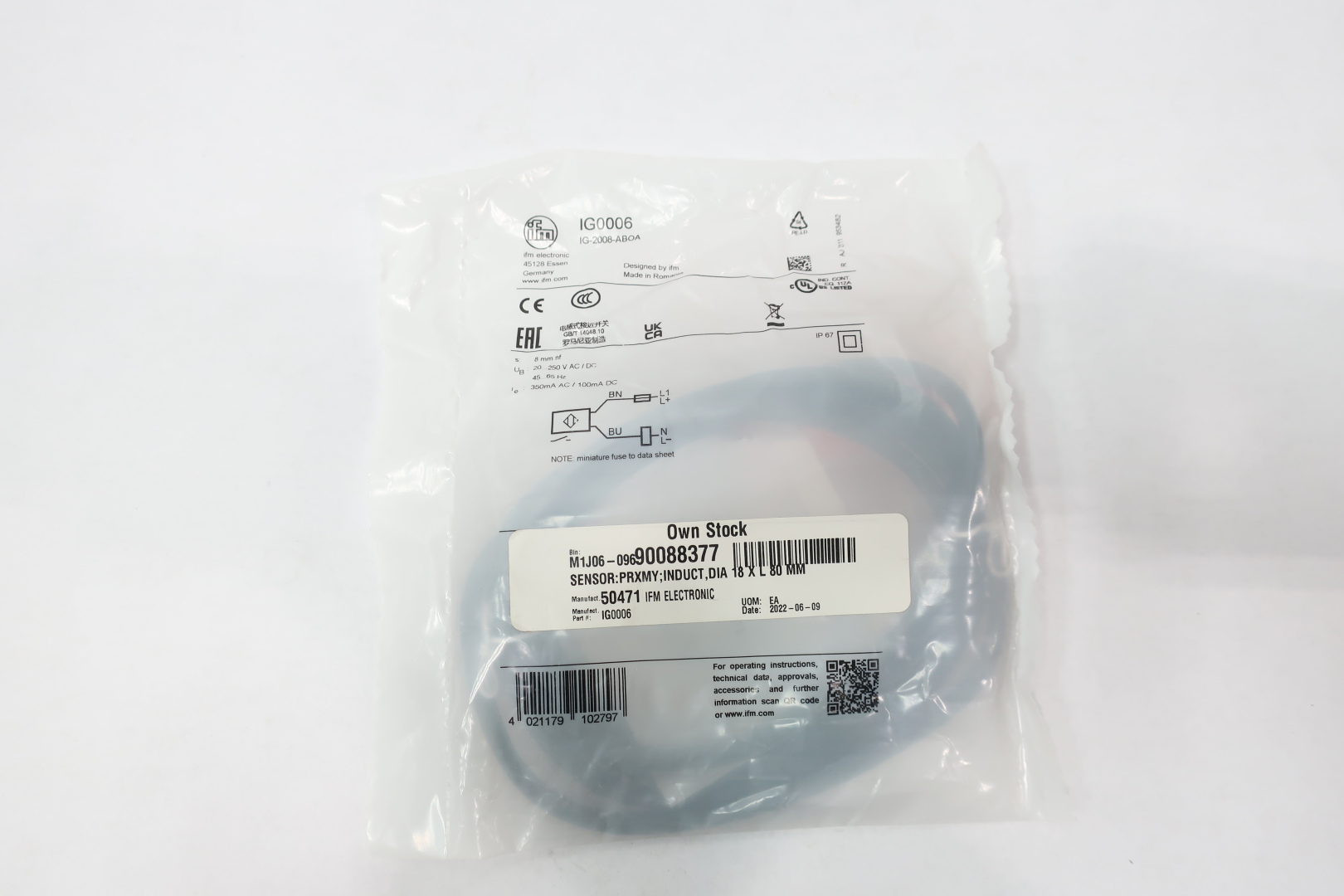 IG0006 IFM, Proximity & Inductive Sensors