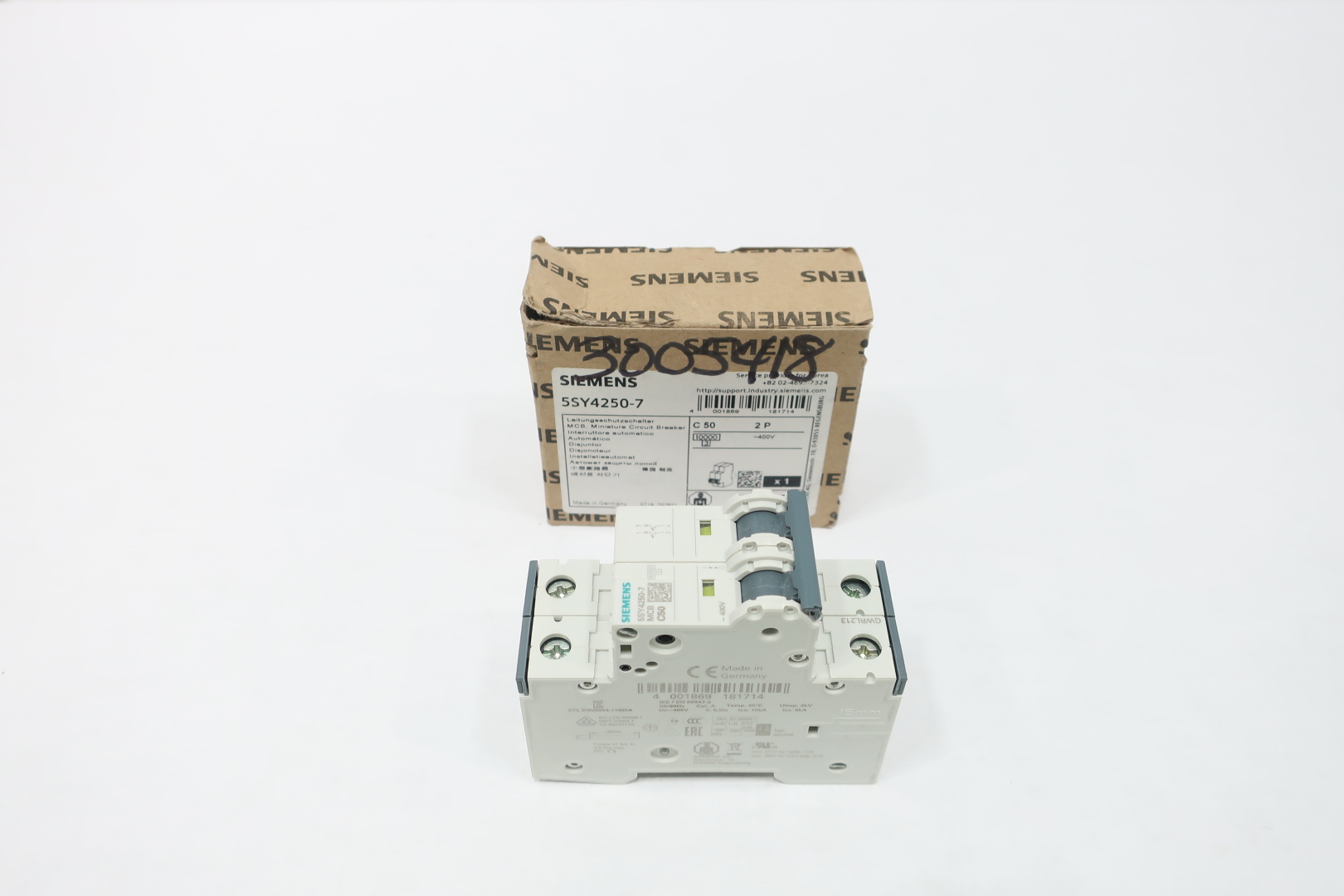 5SY4250-7 Siemens, Circuit Breakers & Fuses
