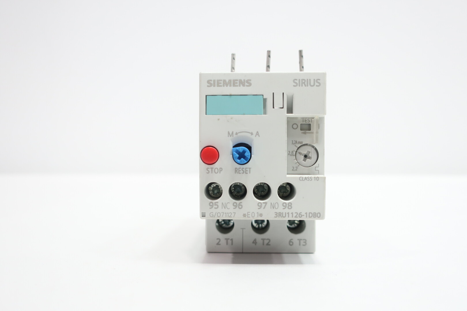 Siemens 3RU1126-1DB0 Overload Relay 2.2...3.2 A