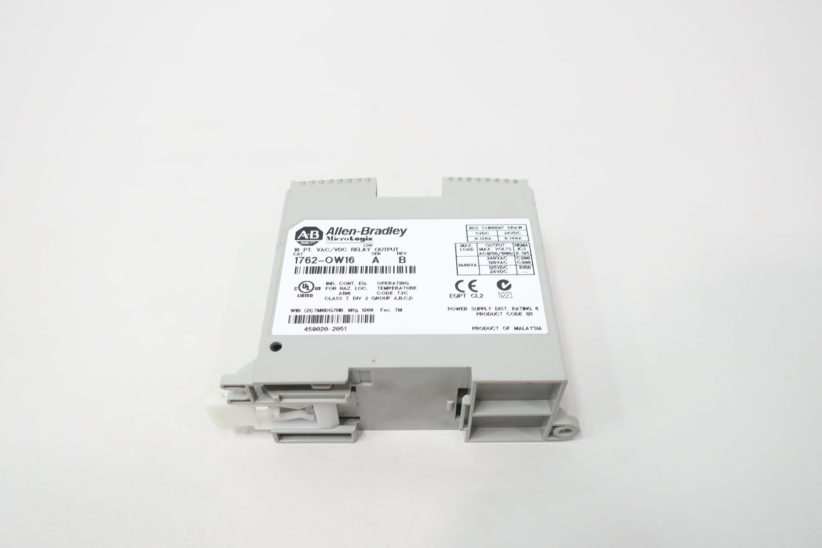 1762-OW16 Allen Bradley, Módulos PLC y extensiones