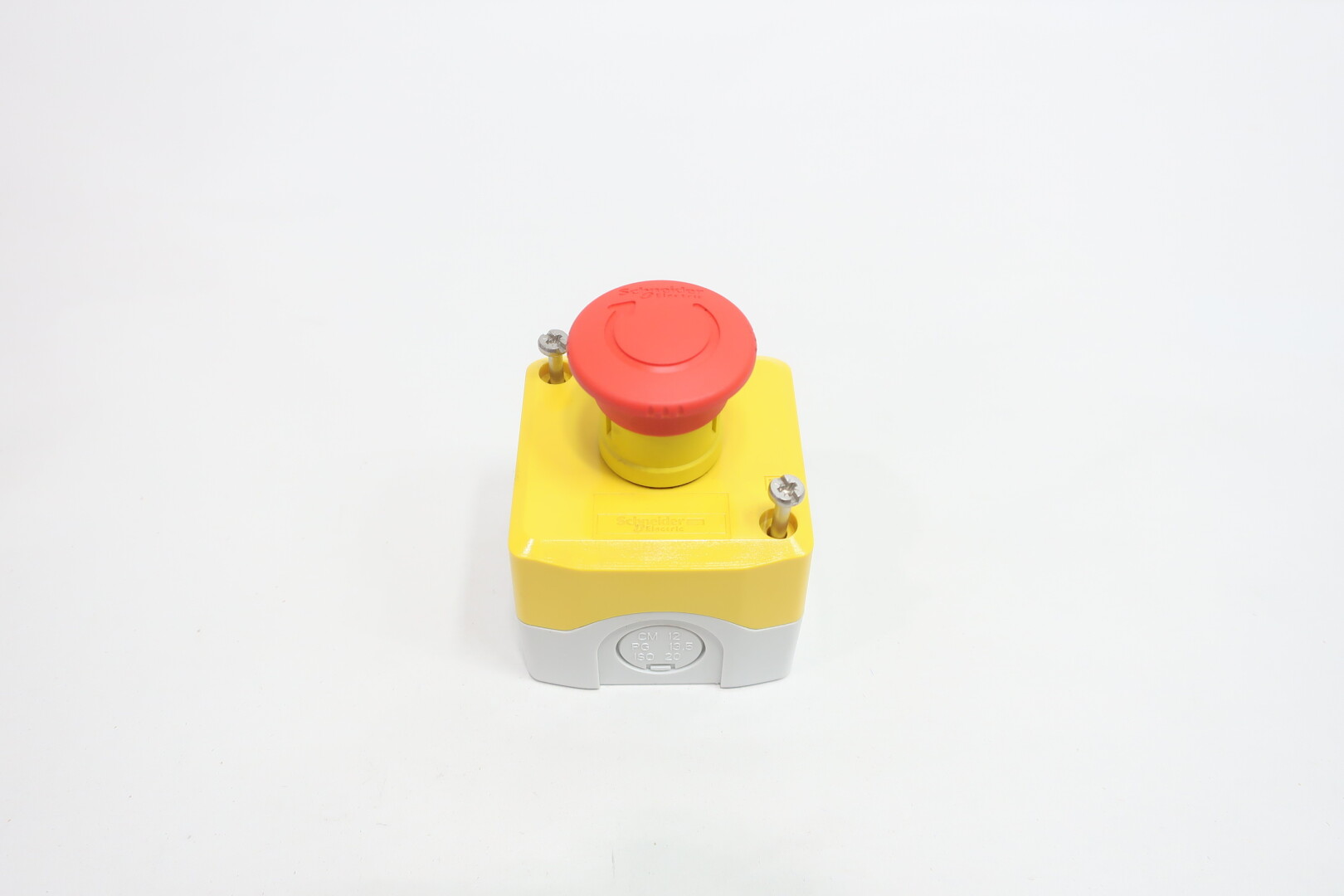 Schneider Electric XALK178GH7 Yellow Harmony Control Station with Emergency Stop Function — General Accessories