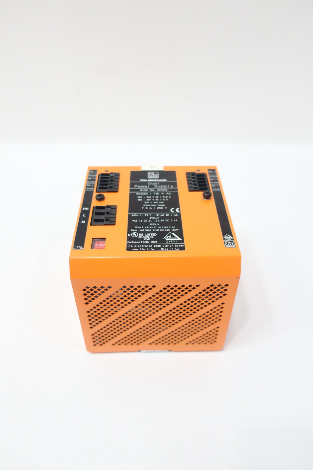 IFM AC1212 Power Supply AS-Interface 230VAC 2x4A — Power Supply