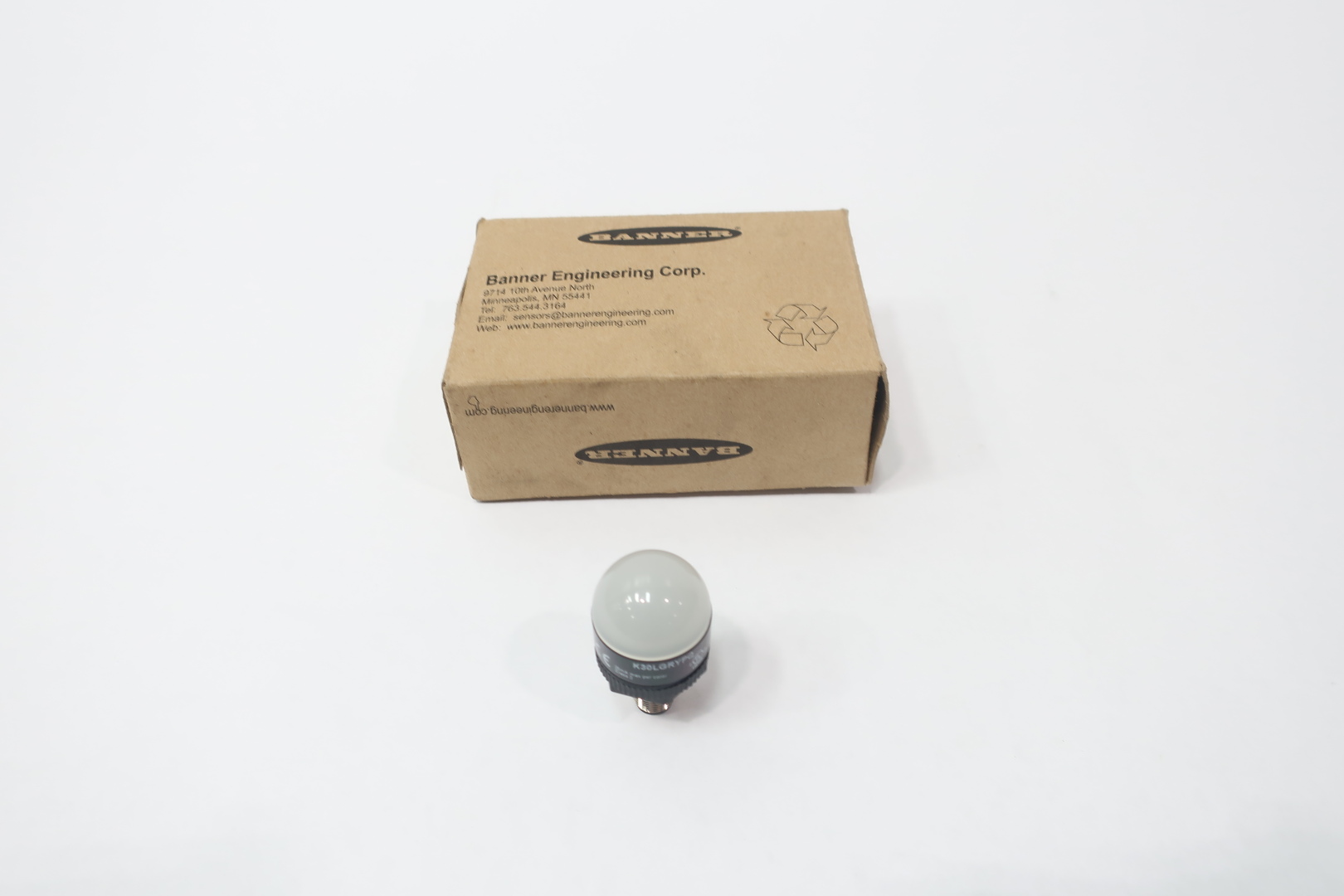 Banner Engineering K30LGRYPQ K30LGRYPQ 30 mm General Purpose LED Indicator — Switches & Modular Apparatus