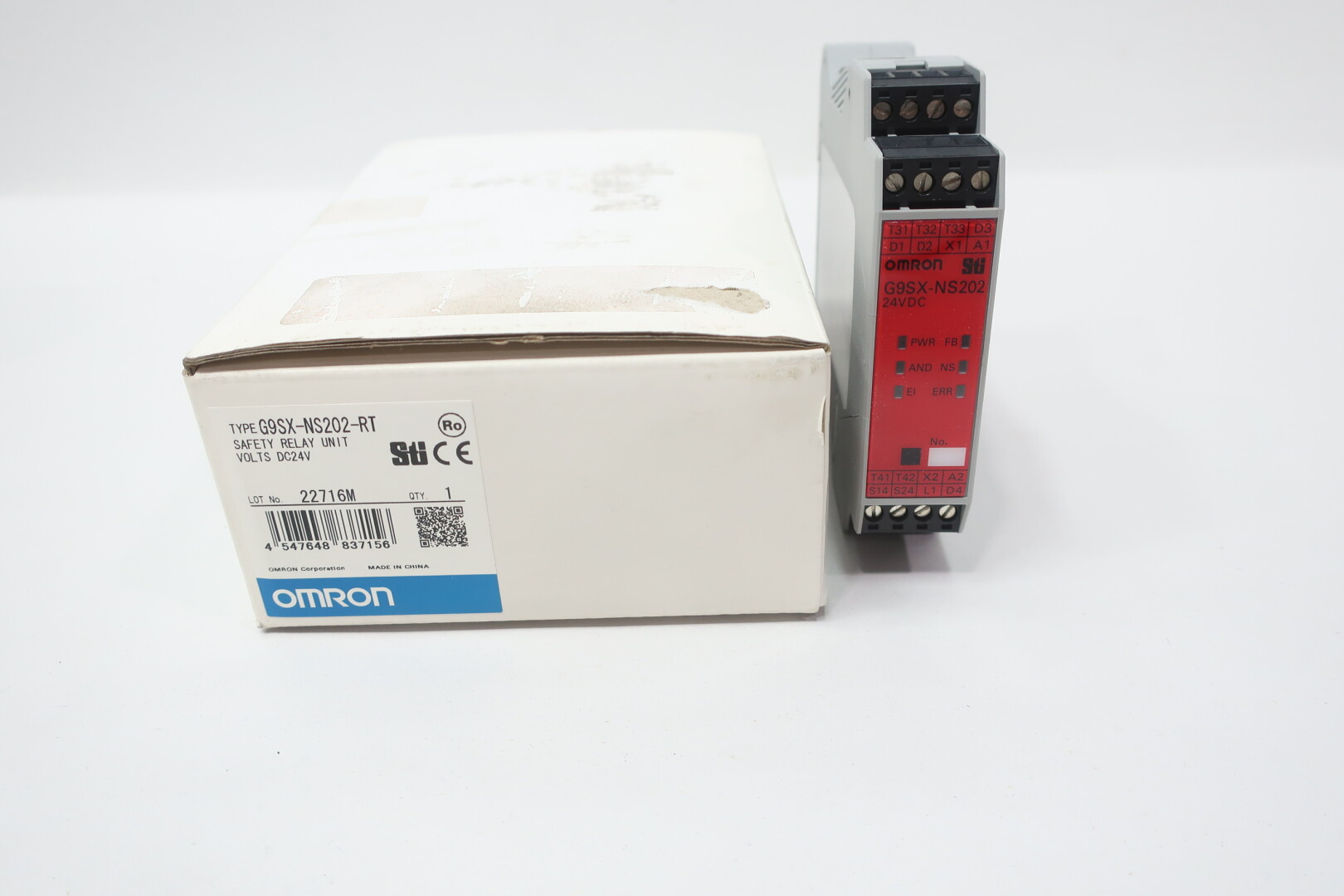 G9SX-NS202-RT Omron, Controllo e HMI