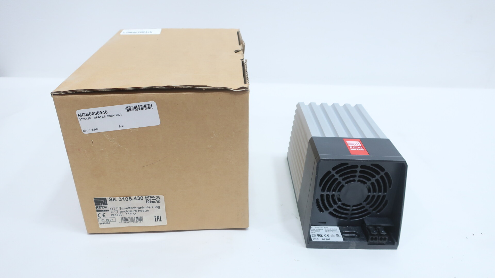 Rittal SK 3105.430 Enclosure Heater with fan — Control Cabinets & Enclosures