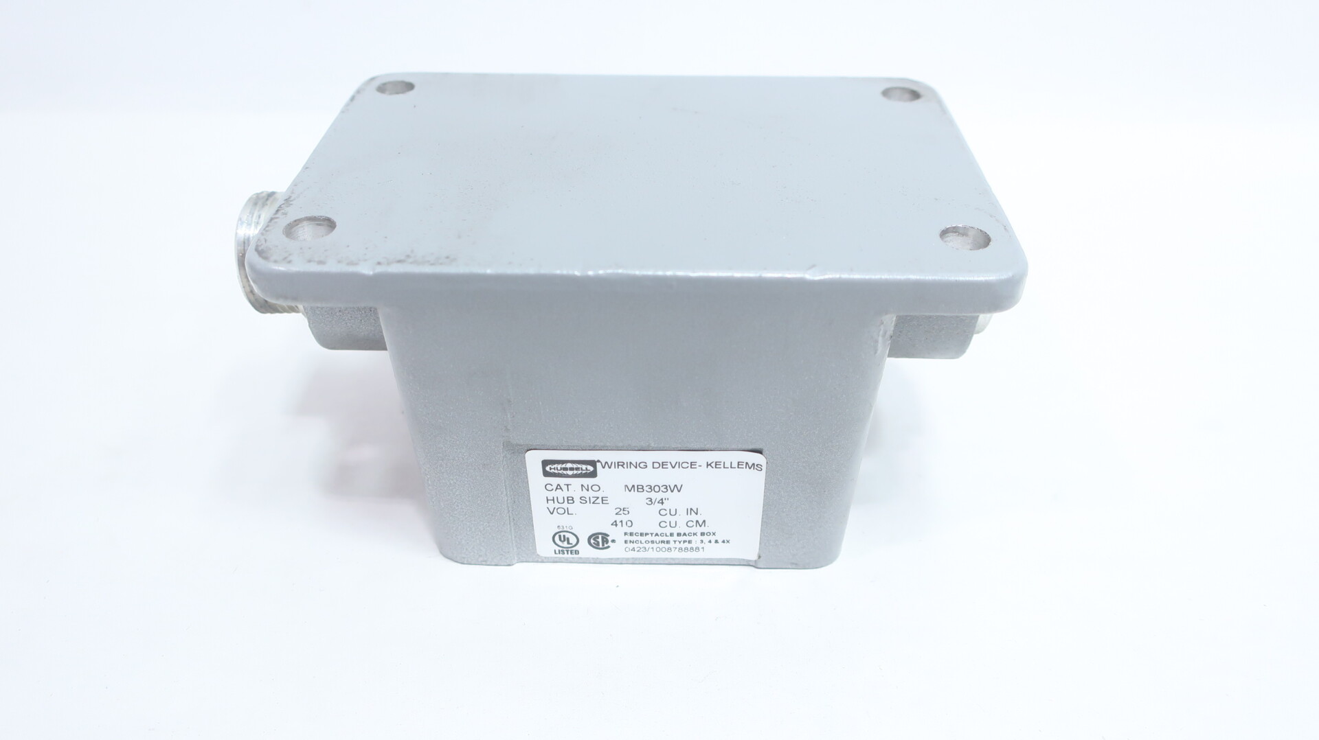 MB303W Hubbell, General Accessories