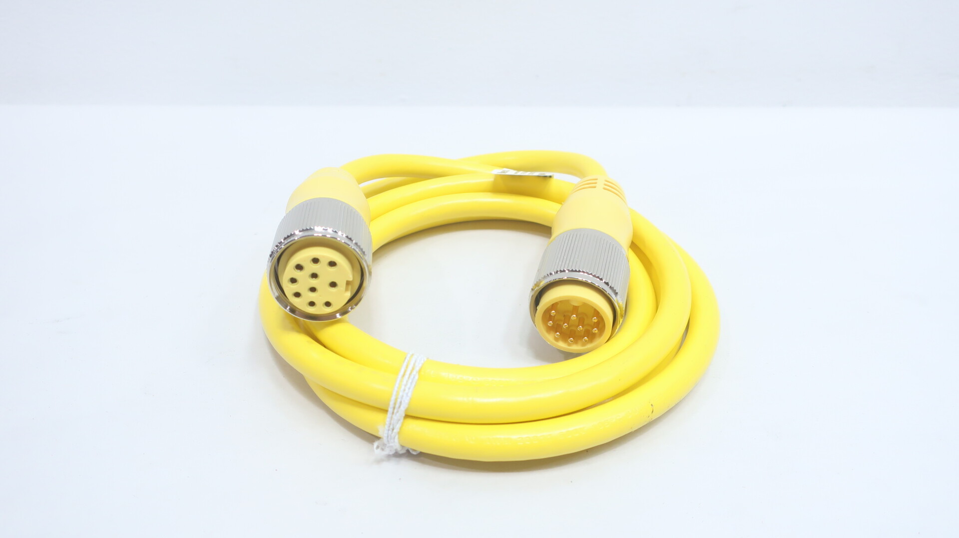 Mencom MIN-10MFPX-6 MIN Size III, Cordset, 10 Pole, Male Straight / Female Straight, 6 Ft, 4A, Yellow, PVC — Accessori generali