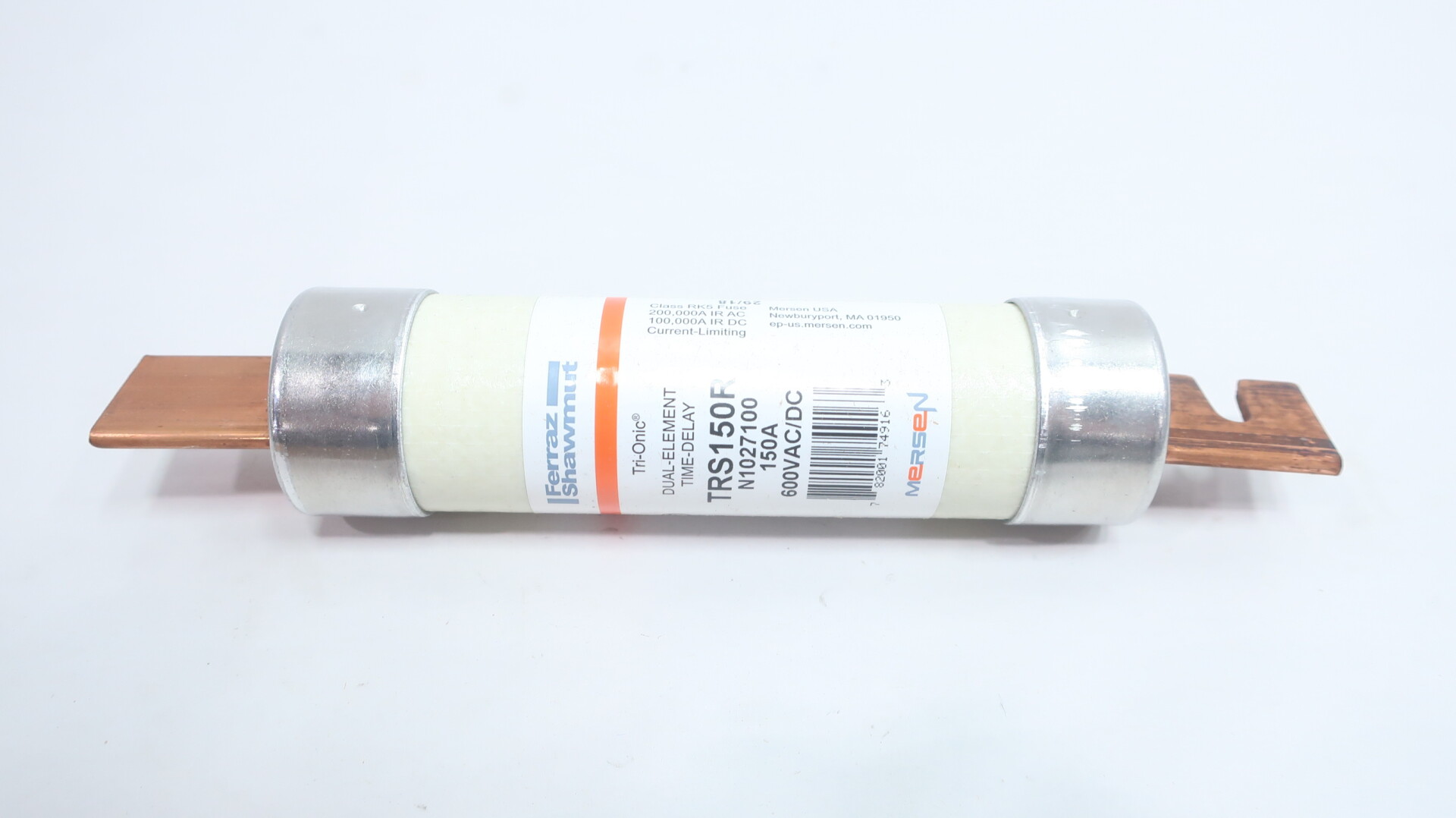 Mersen TRS150R Fuse Tri-Onic® 600V 150A Time-Delay Class RK5 TRS Series — Interruptores automáticos y fusibles