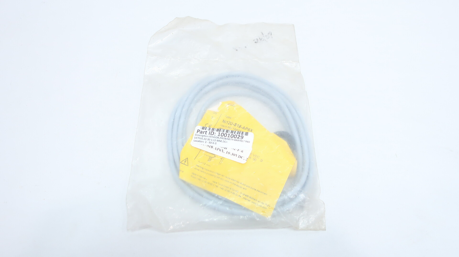 Turck NI12U-S18-AP6X Inductive Sensor — Proximity & Inductive Sensors