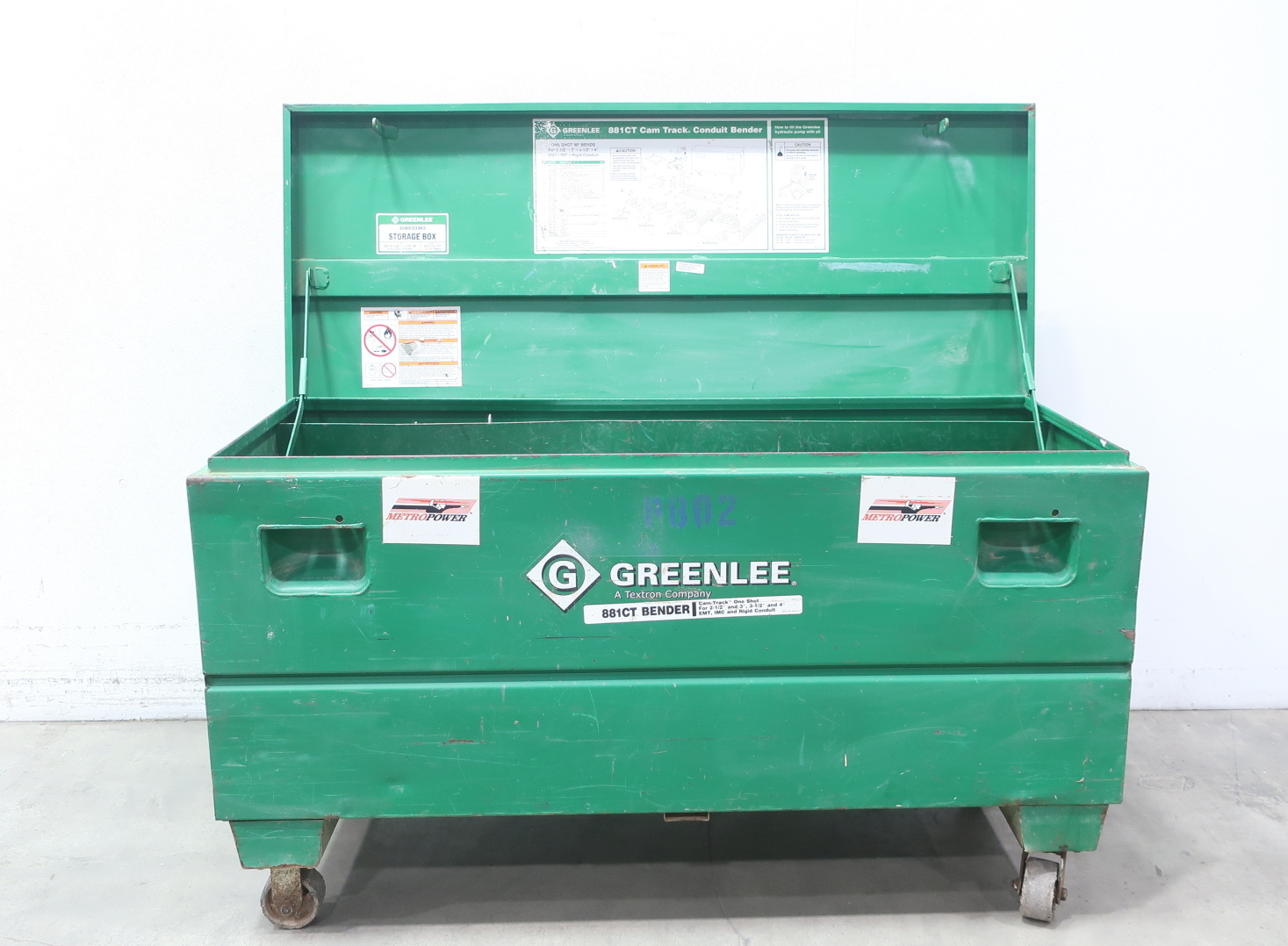 GREENLEE 885 PIPE BENDER HYDRAULIC CONDUIT FRAME
