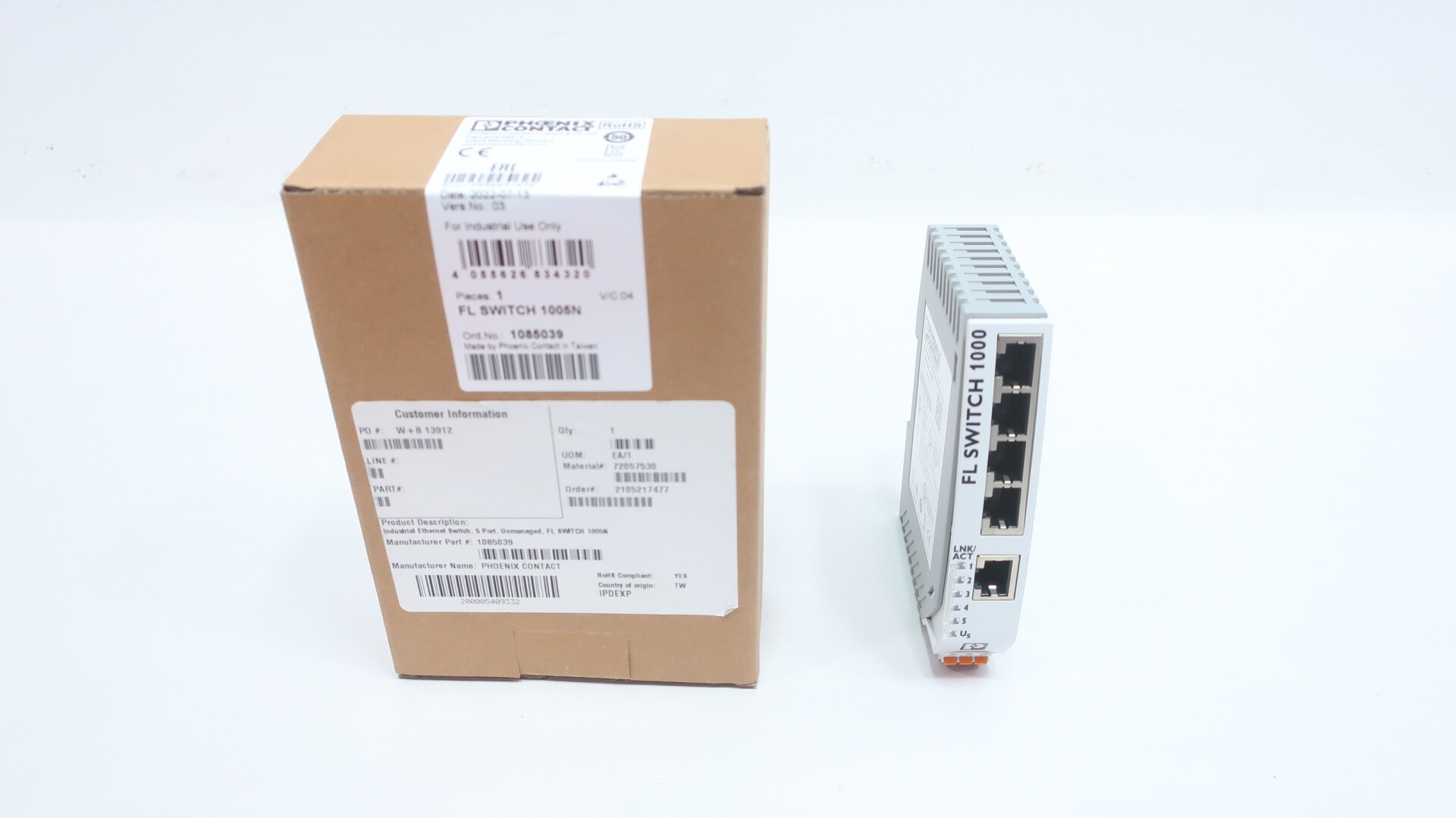 1085039 Phoenix Contact, Connectivity