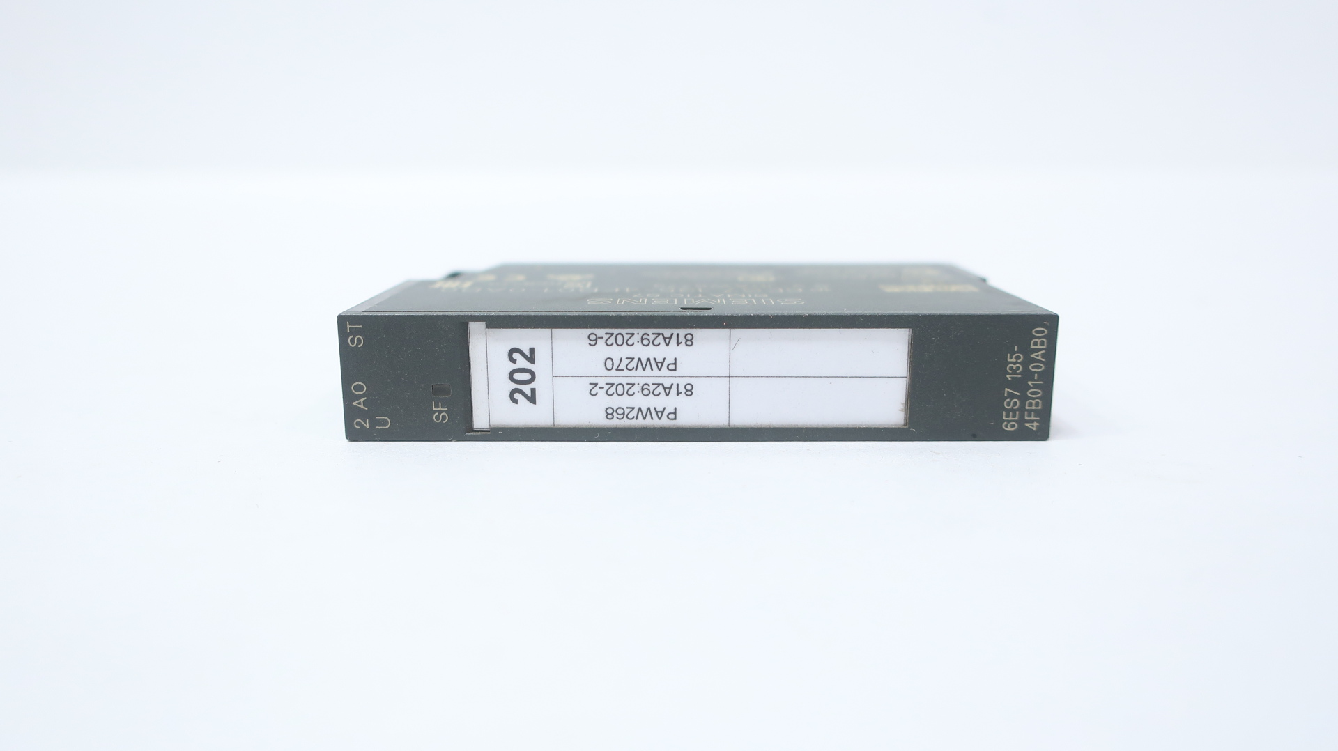 Siemens 6ES7135-4FB01-0AB0 MODULE ET200S, 2AOU, 15MM, 13BIT+SIGN — Remote I/O & Communication