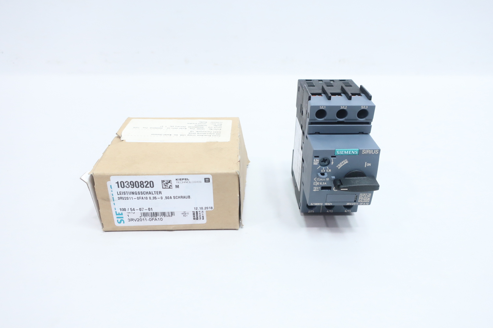 3RV2011-0FA10 Siemens, Circuit Breakers & Fuses