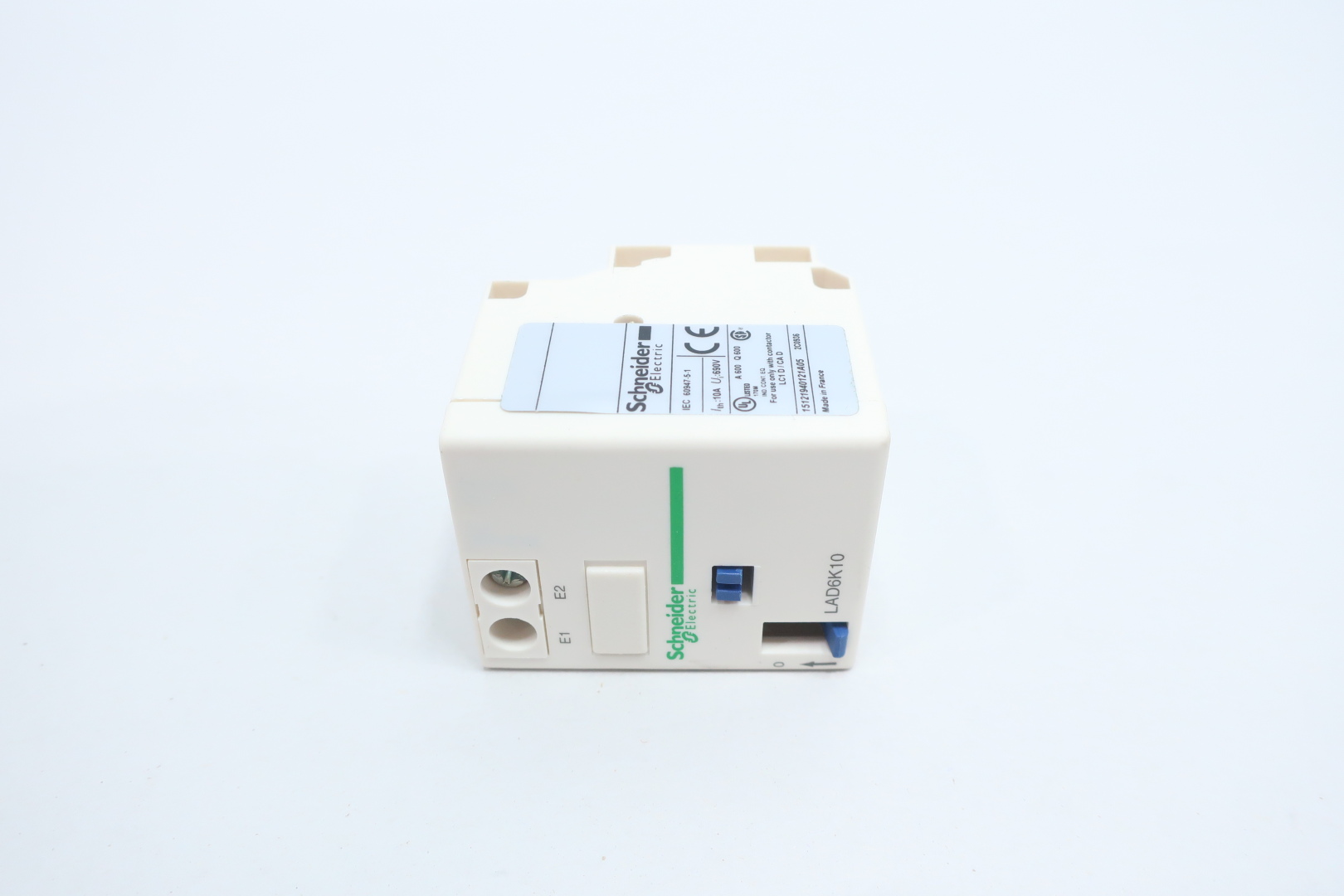 Schneider Electric LAD6K10F CONTACTOR MECH. LATCH CONTACT BLOCK IEC — Accesorios generales