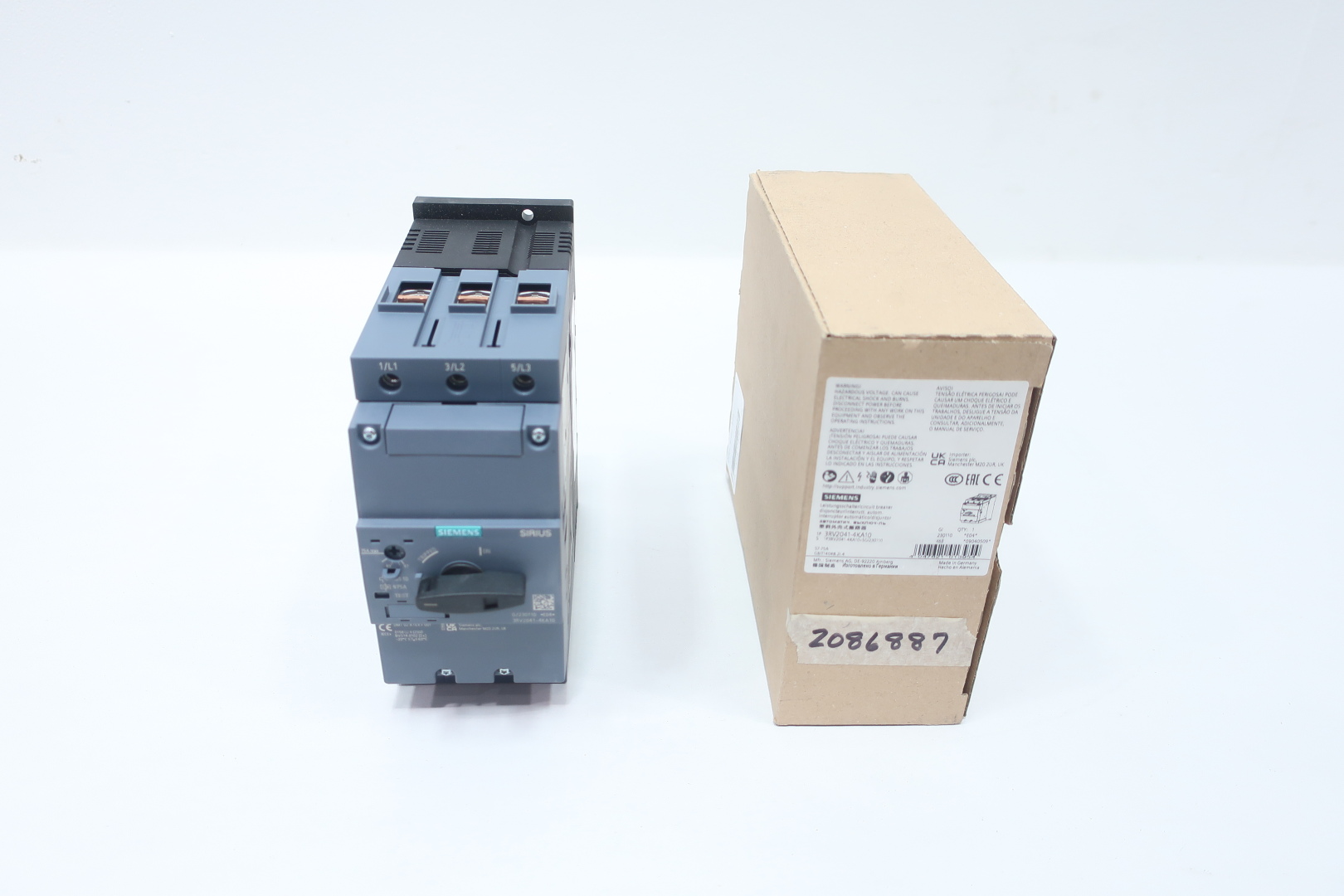 Siemens 3RV2041-4KA10 CIRCUIT BREAKER. SCREW-TYPE. 75 A — Wyłączniki automatyczne i bezpieczniki