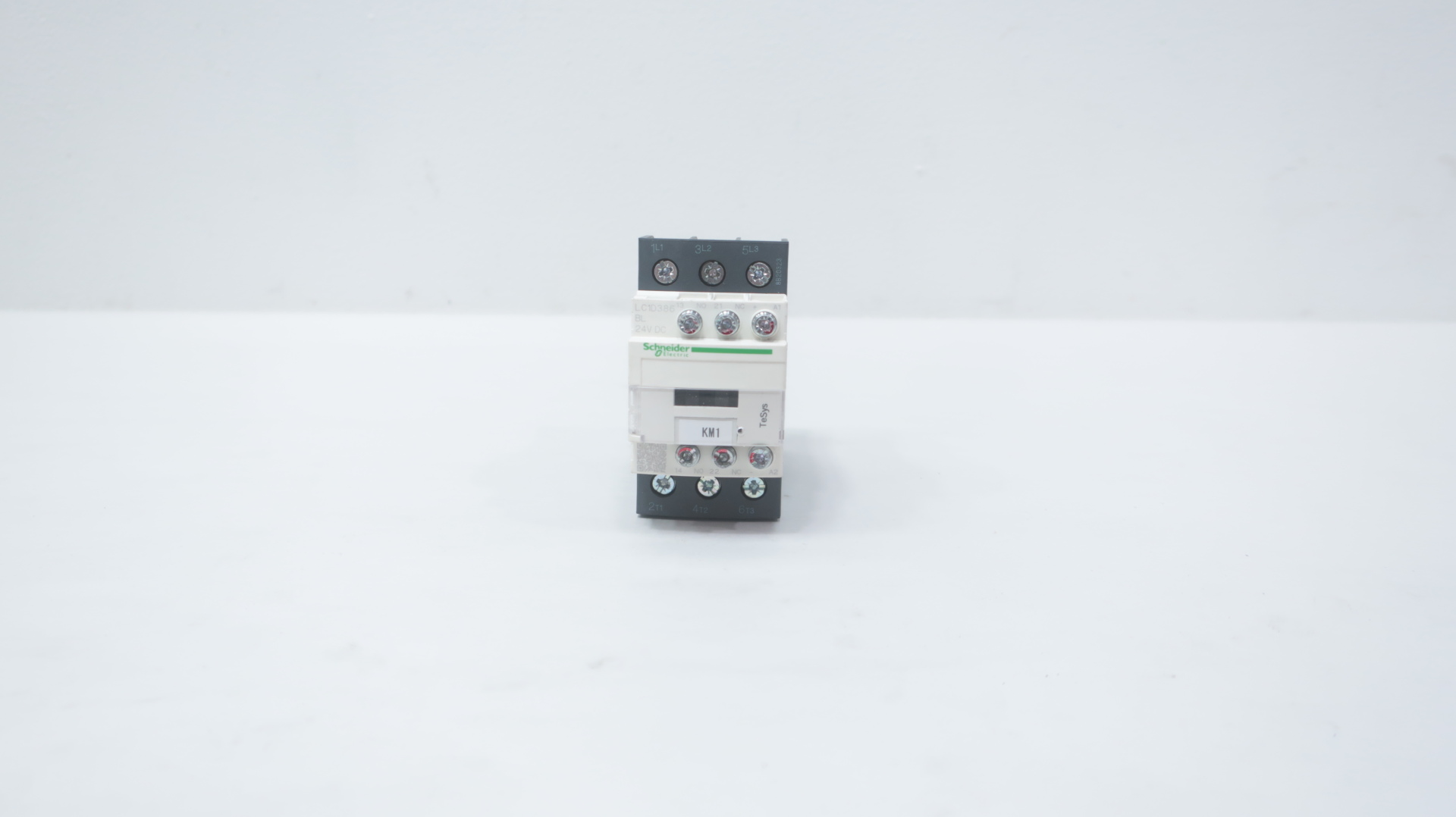Schneider Electric LC1D386BL IEC contactor, TeSys Deca, nonreversing, 38A, 20HP at 480VAC, 3 phase, 3 pole, 3 NO, low consumption, 24VDC coil, open — Electrónica y PCB