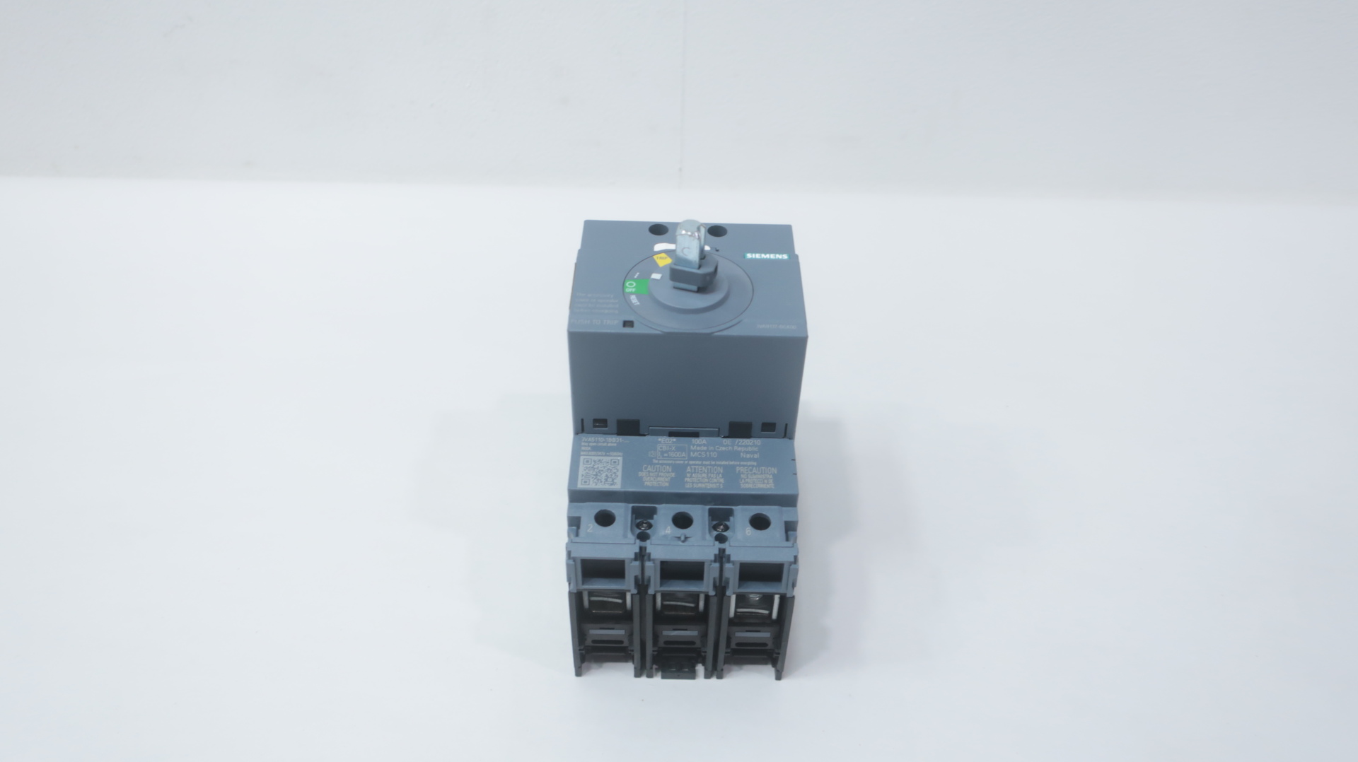 Siemens 3VA5110-1BB31-0AA0 MCSW 3VA51 3P 100A 65KA — Interruttori automatici e fusibili