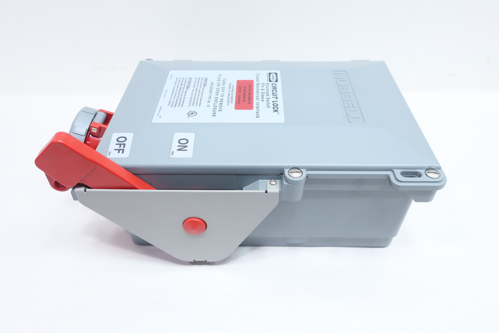 Hubbell HBL430MIF7W Fused Circuit-Lock Interlock Device, Model 3P4W, 30A 3PH 480V — General Accessories