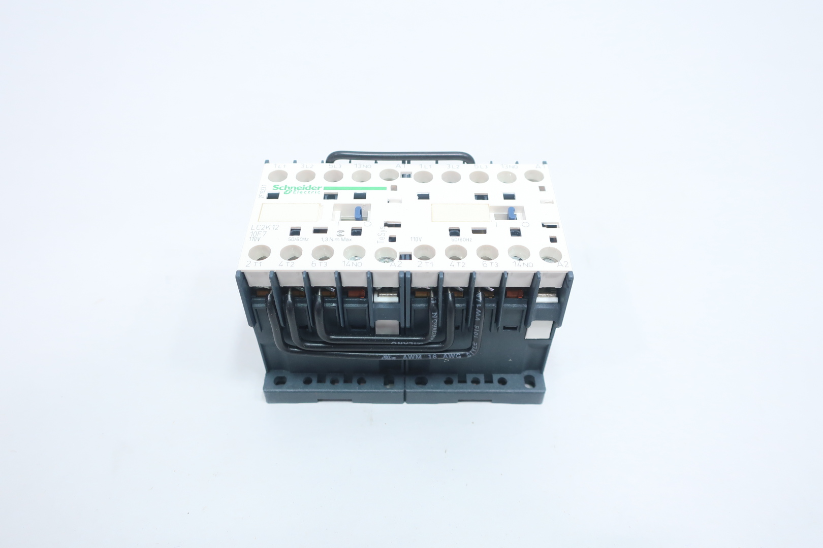 Schneider Electric LC2K1210F7 Reversing contactor, TeSys K, 3P, AC-3, lt or eq to 440V 12 A, 1 NO, 110VAC coil — Electrónica y PCB