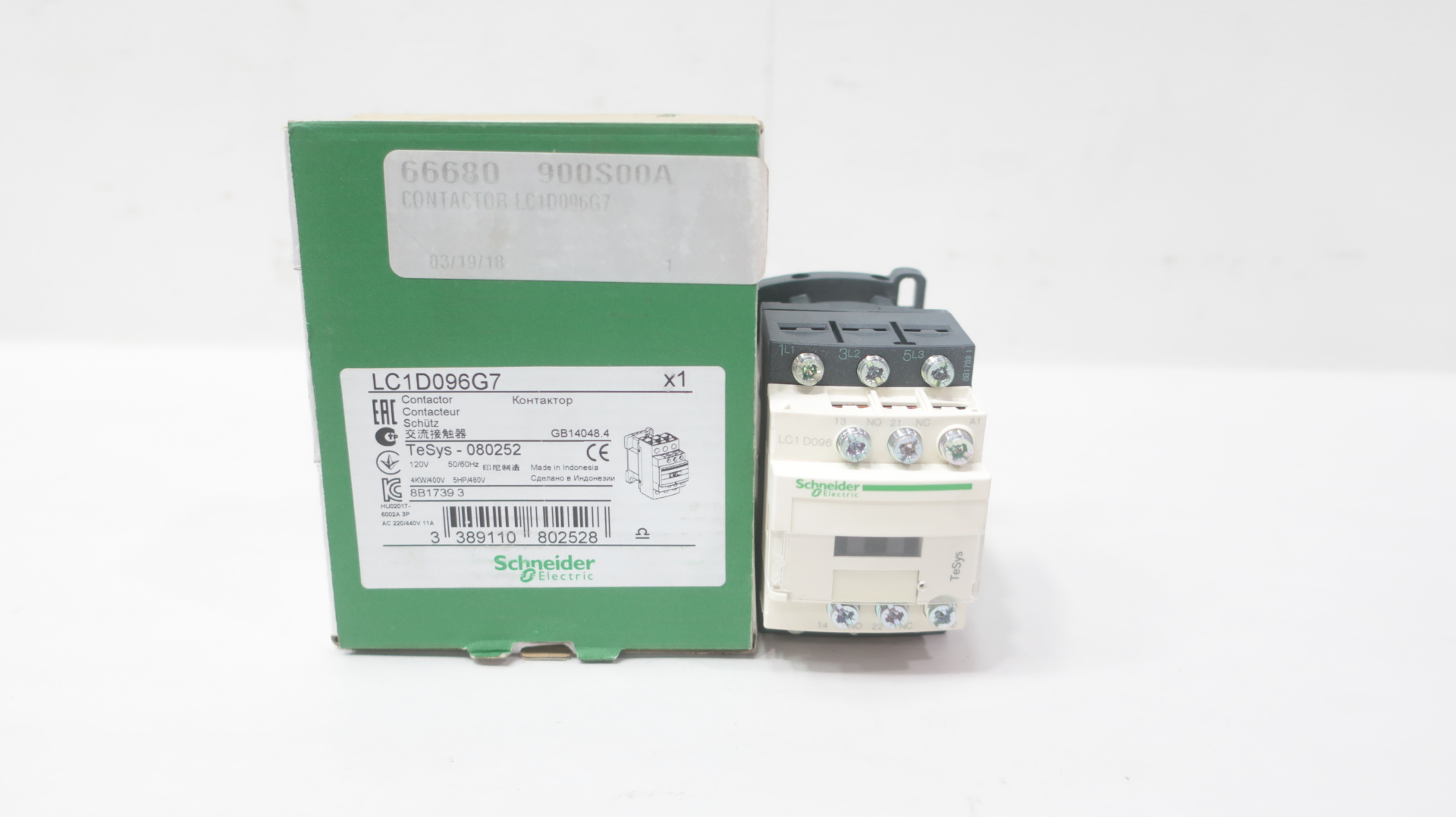 LC1D096G7 Schneider Electric, Control & HMI