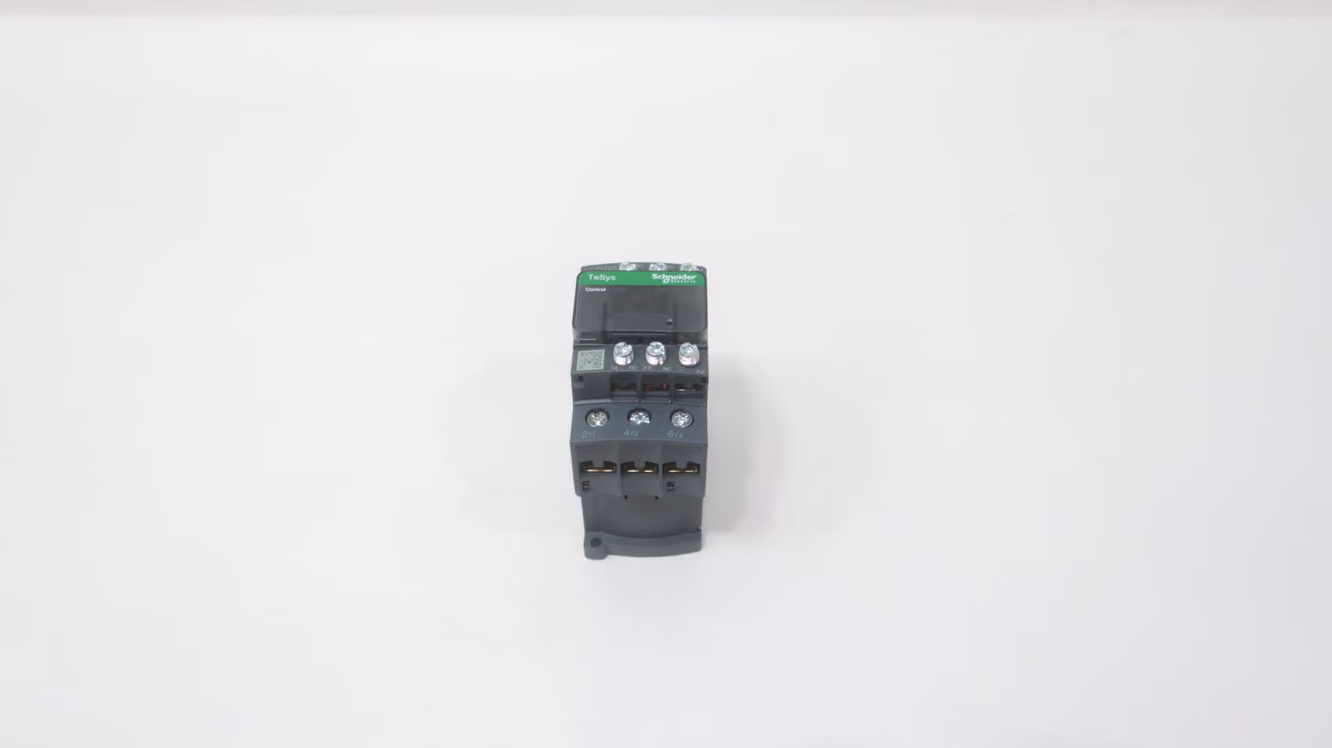 Schneider Electric LC1D326BL IEC contactor, TeSys Deca, nonreversing, 32A, 20HP at 480VAC, 3 phase, 3 pole, 3 NO, low consumption 24VDC coil, open style — Contactores y relés