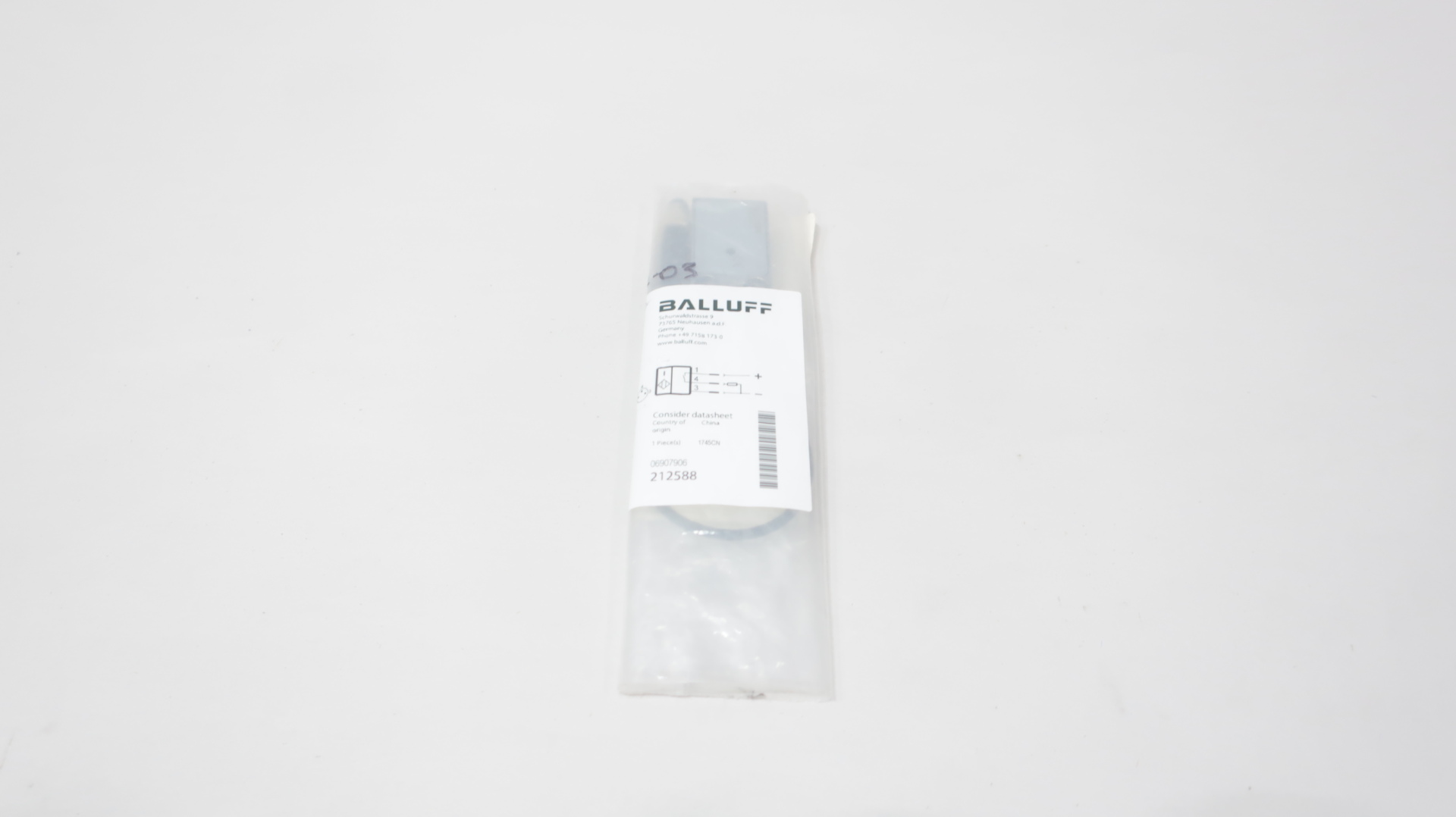 Balluff BES01FT Fiber Optic Sensor — Control & HMI