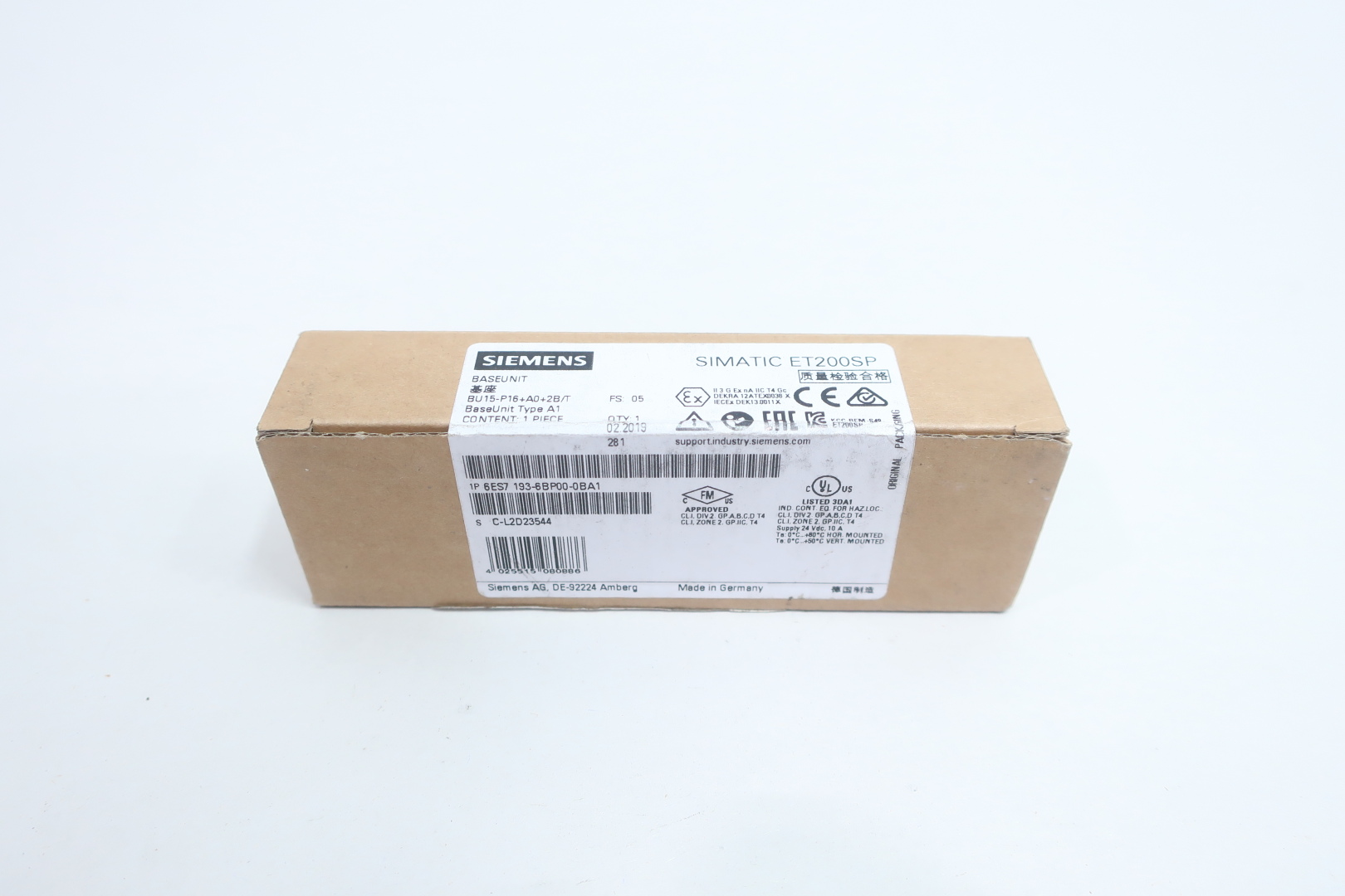 Siemens 6ES7193-6BP00-0BA1